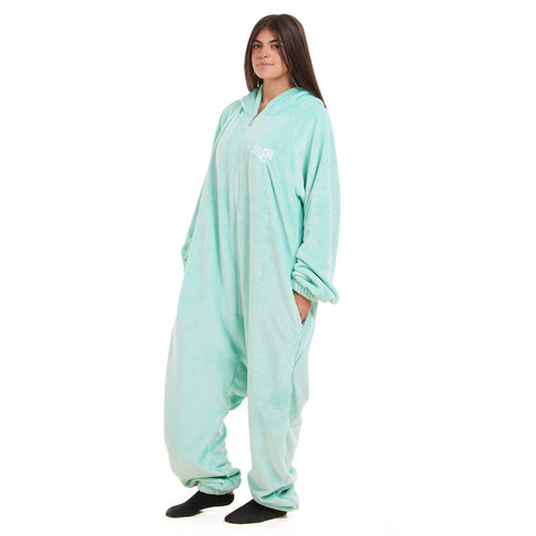 Snuggs Blanket Onesie Aqua Mint